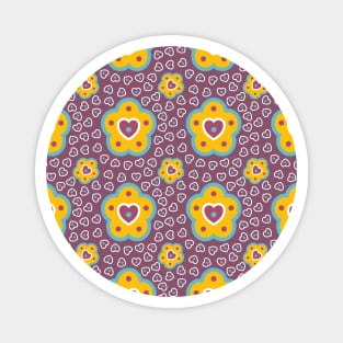 I Got That Floral Feelin' Vintage Pattern Magnet